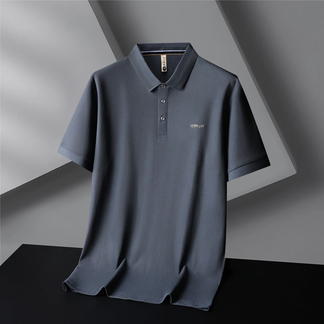6202加大码男士夏季薄款棉质商务休闲短袖polo衫