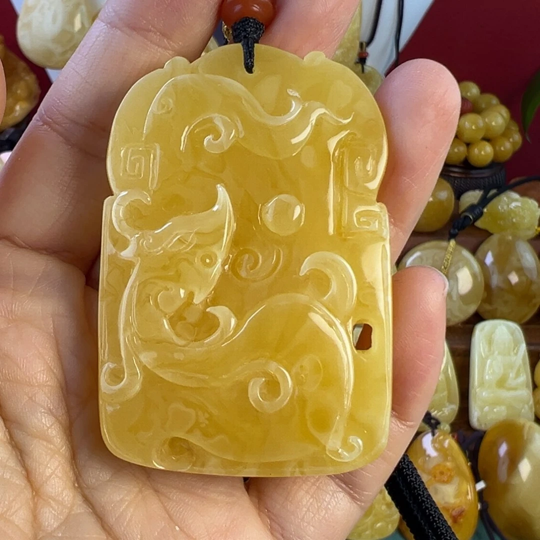 蜜蜡吊坠(赠链)未镶嵌