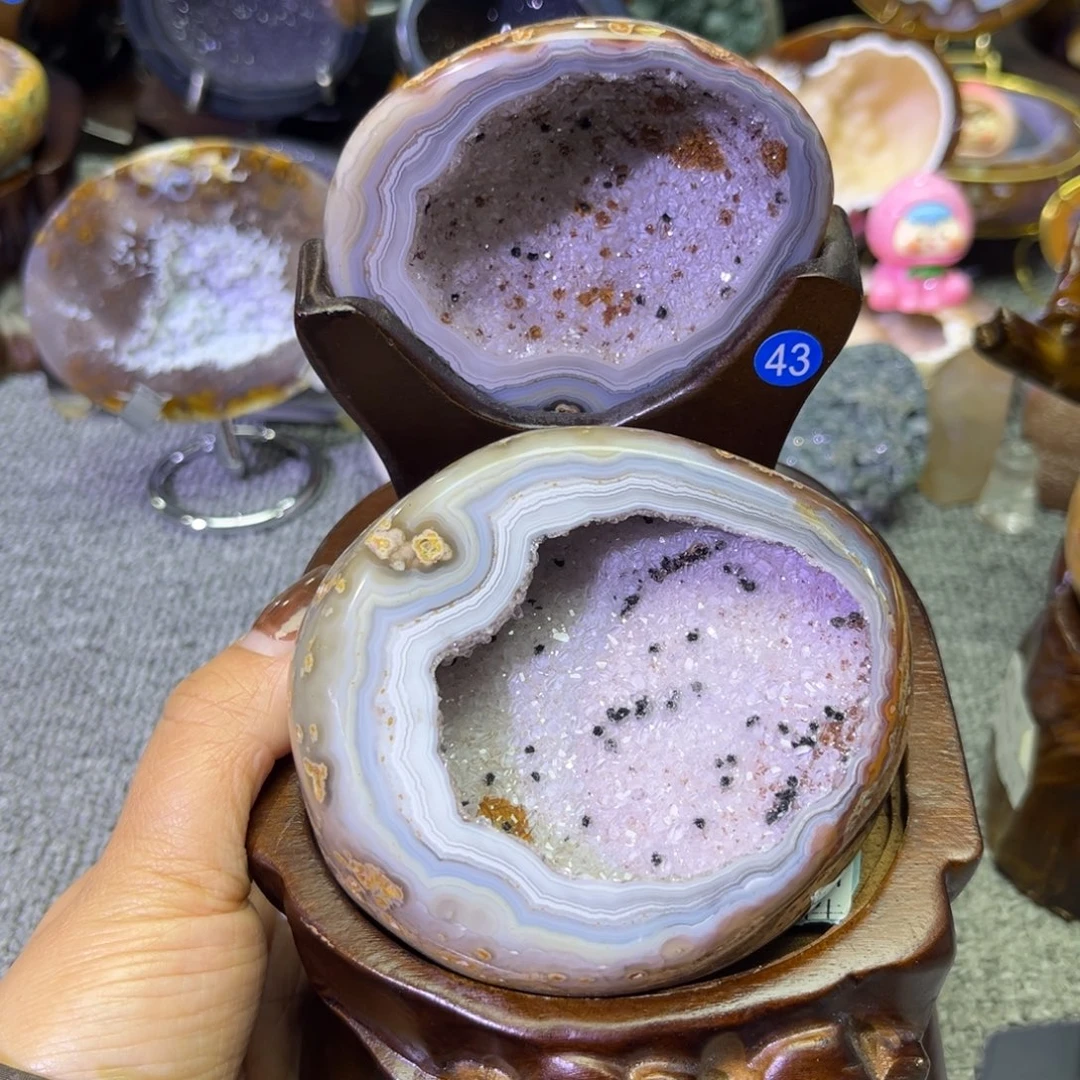 摆件紫晶未镶嵌水晶