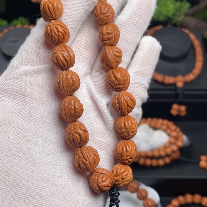 木质类精品桃核手持