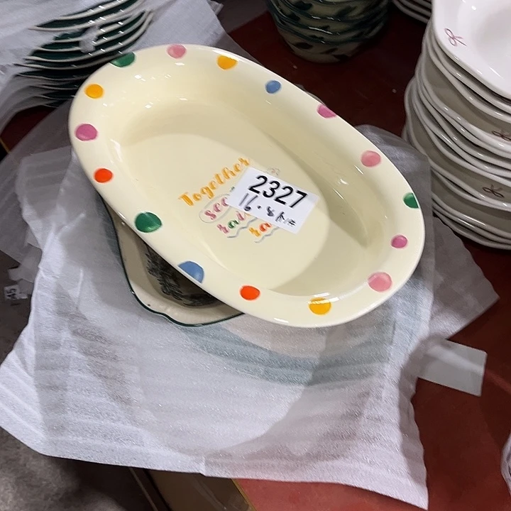 瓷微瑕外贸餐具2327