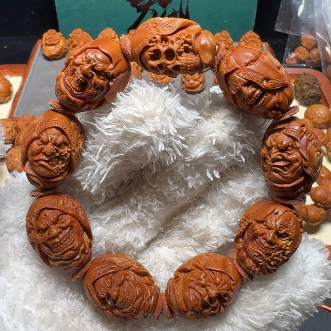 念***旧橄榄核吊坠橄榄核