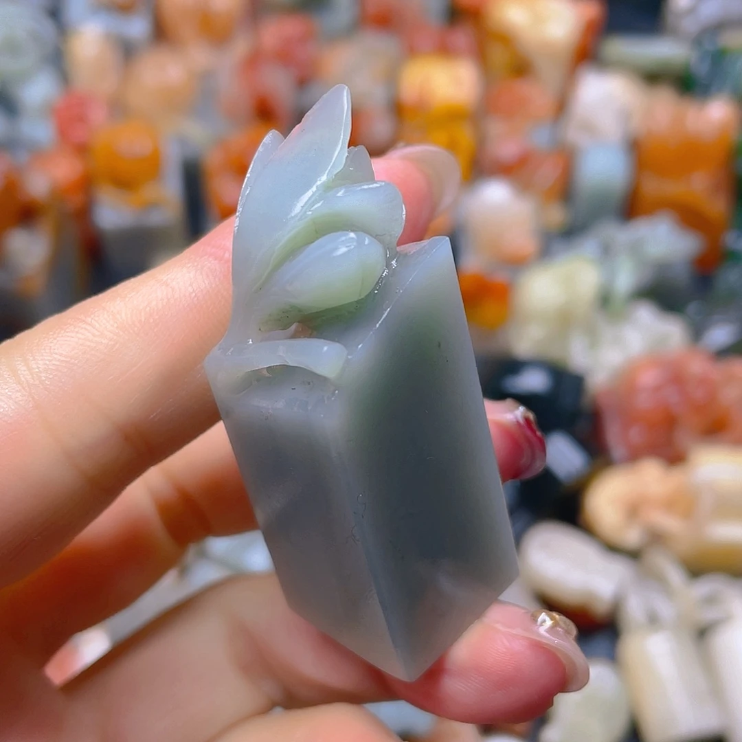 青田石印石花开富贵