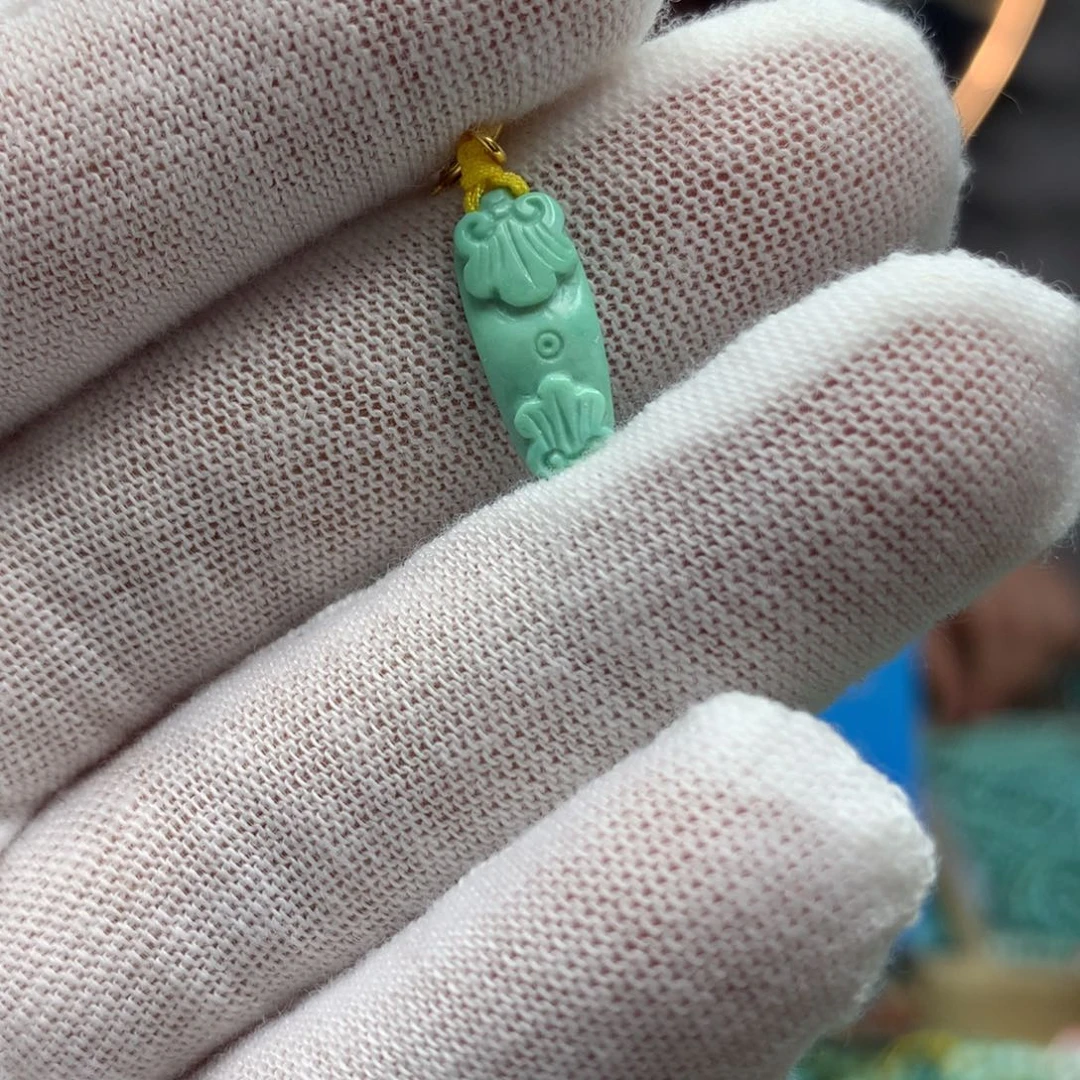 绿松石挂件未镶嵌