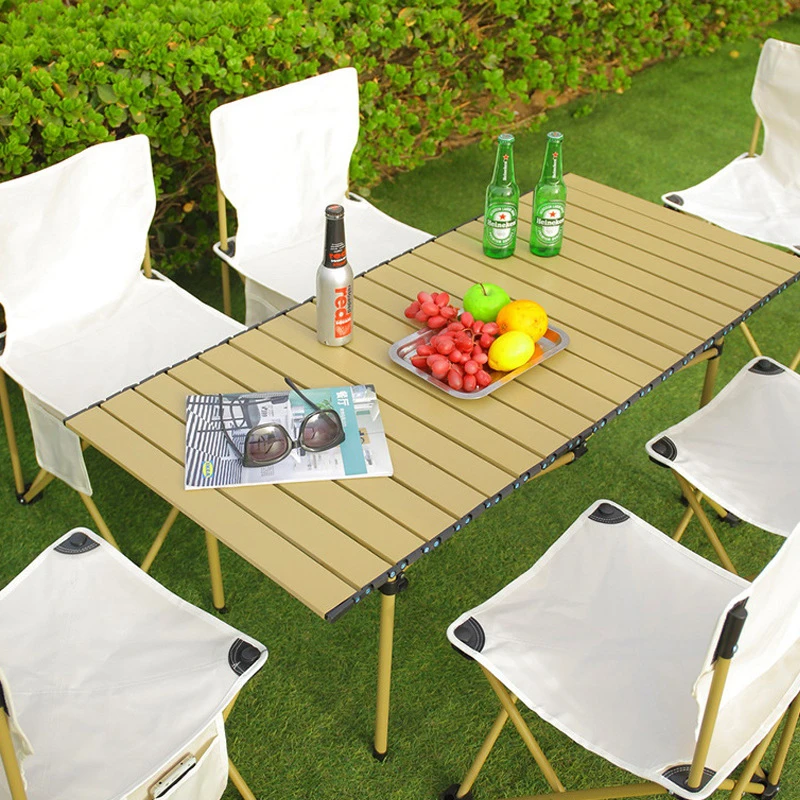 户外折叠桌野餐桌椅套装烧烤桌便携式蛋卷桌摆摊桌子露营装备用品