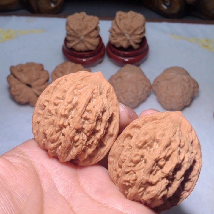 文玩核桃把件41麦虎