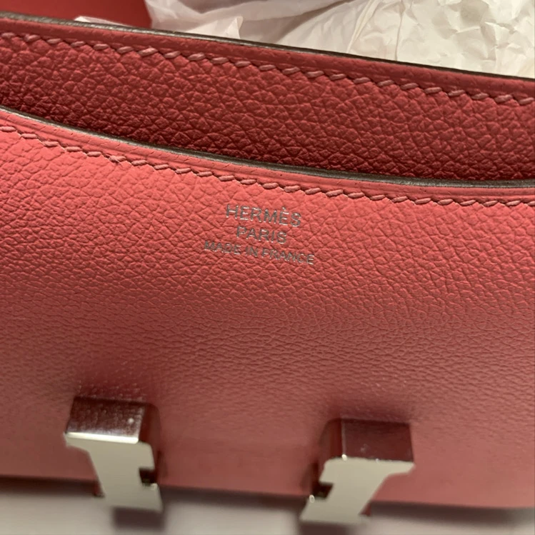 99新 Hermes/爱马仕 【黑黑】 唇膏粉 D刻 银扣 康康 275902