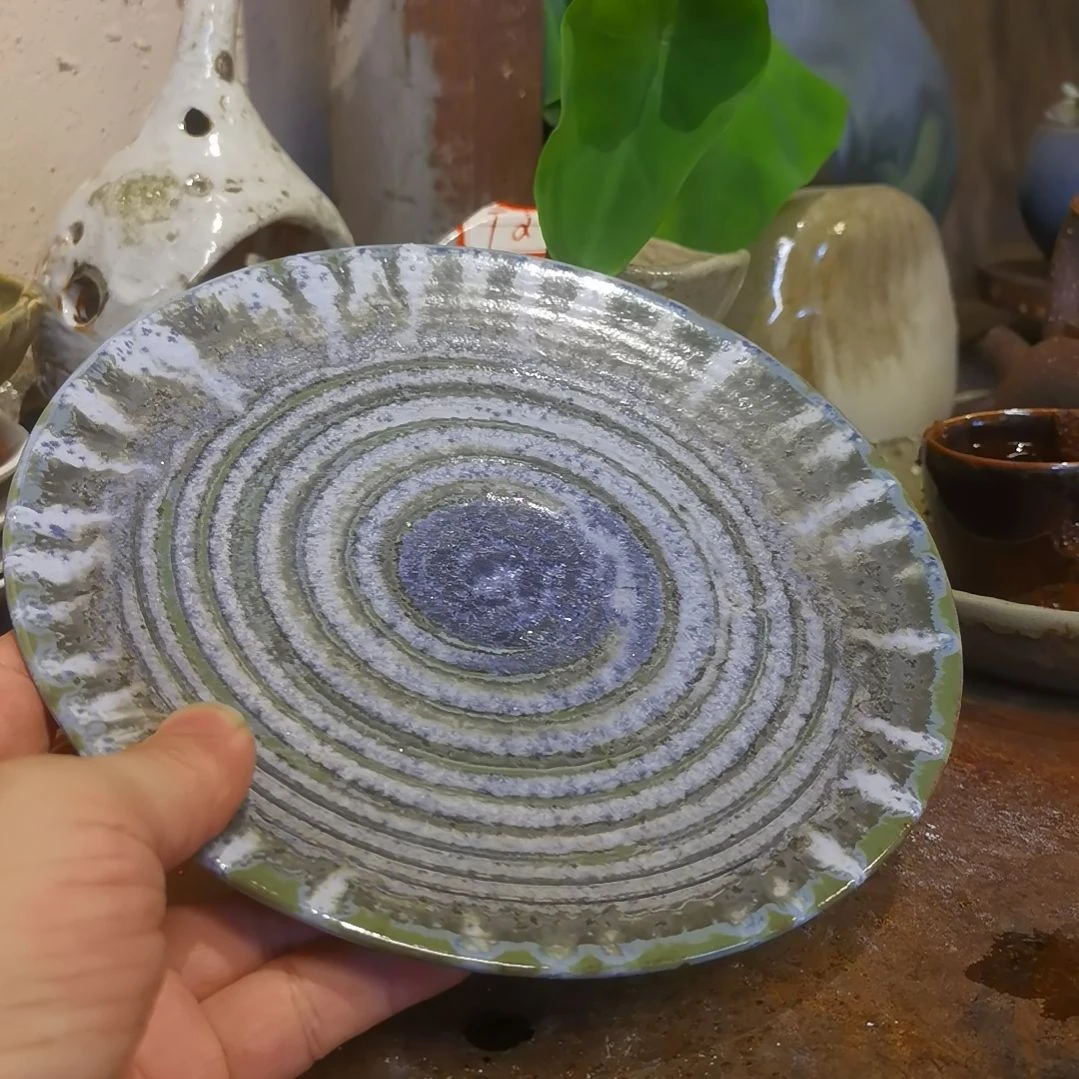 盘手工高温原矿窑变不退不换