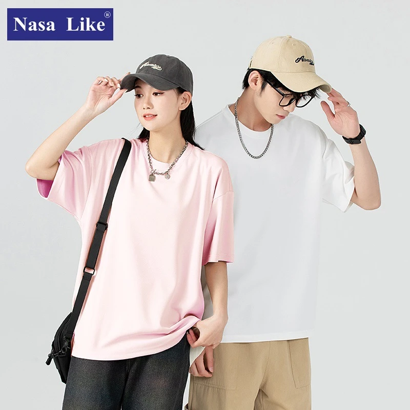 【撤柜特惠】夏季男士短袖T恤短袖情侣夏季潮流简约百搭纯色宽松