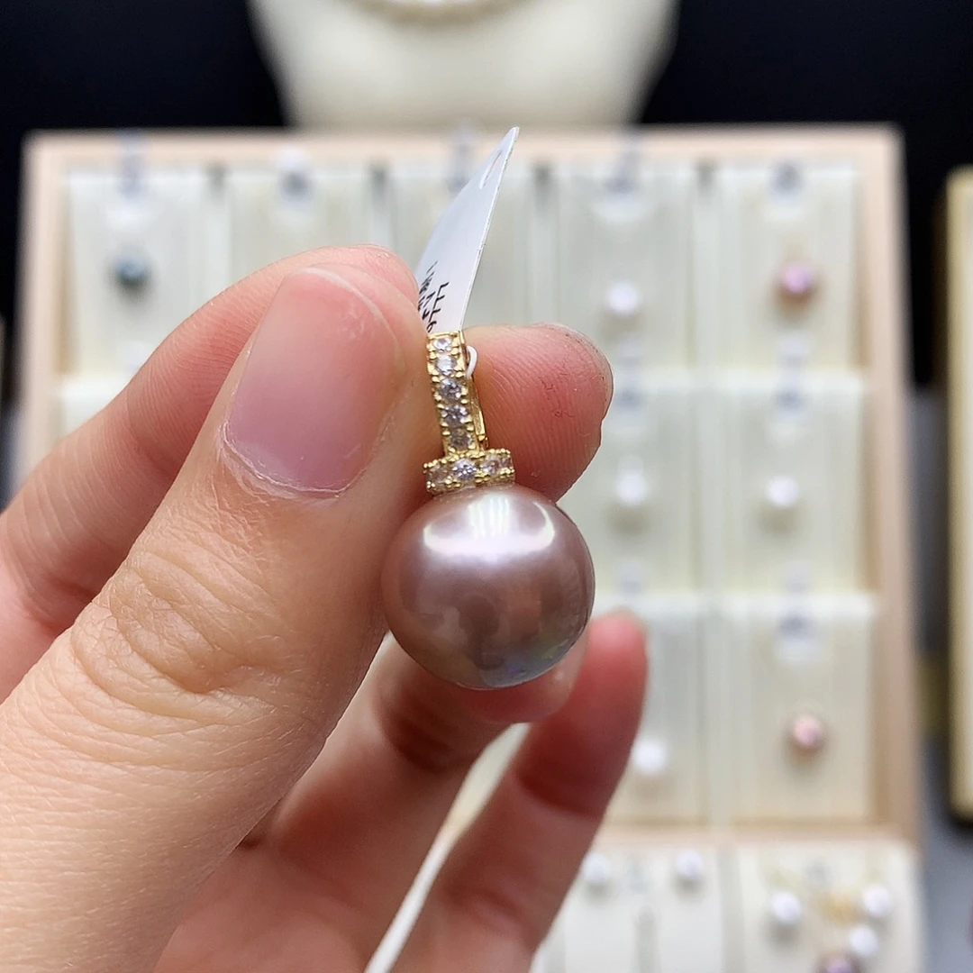 颈饰合金淡水珍珠