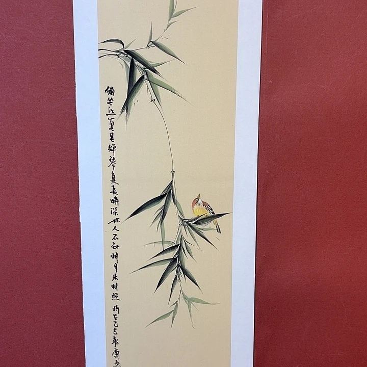 国画听兰老师花鸟