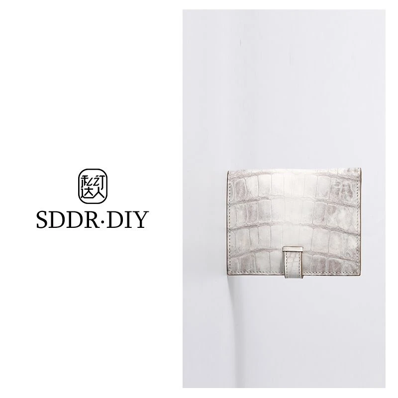 私订达人鳄鱼世家小零钱包女款爆款2025新款鳄鱼皮钱包