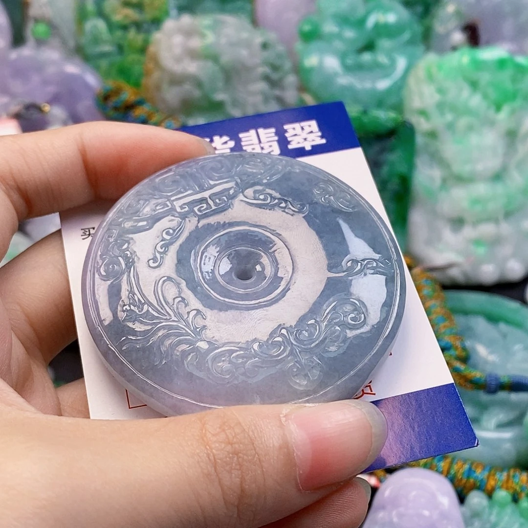 吊坠(不含链)未镶嵌翡翠九*月