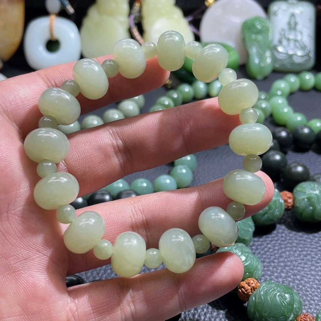 和田玉手链未镶嵌