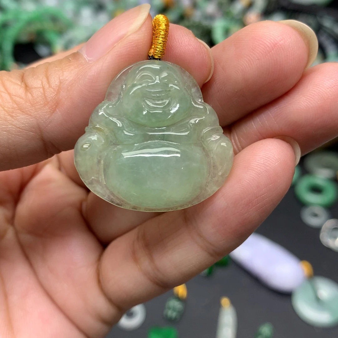 吊坠(不含链)未镶嵌翡翠有纹裂