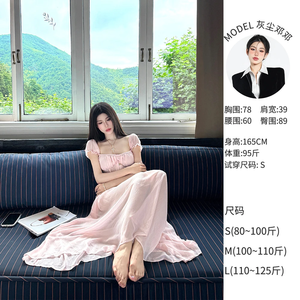 灰尘邓邓 性感一字领绑带鱼骨吊带褶皱半身裙D25B1797+D25Q1798