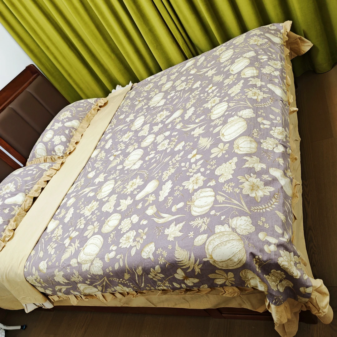 金帛棉精品磨毛四件套~被套2.05米/2.3米床单2.6米/2.5米枕套0.74