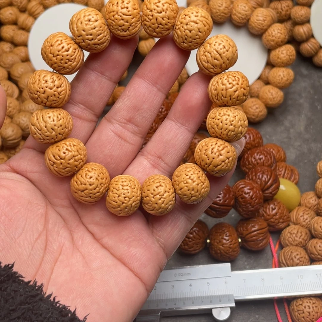 手串桃核桃核磨盘闪3