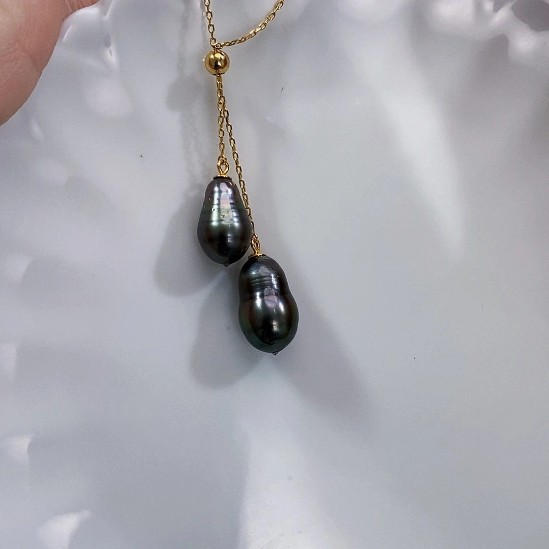 银S925镶嵌海水珍珠特价不退不换极光吊坠?****