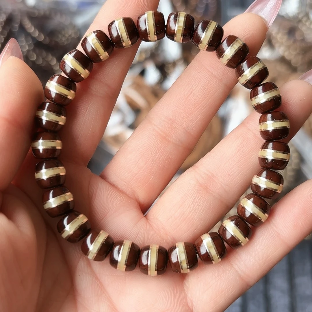 小蜡紫金鼠手串全品10