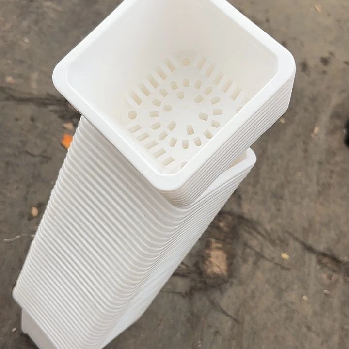 100白方盆9公分高7公分30个