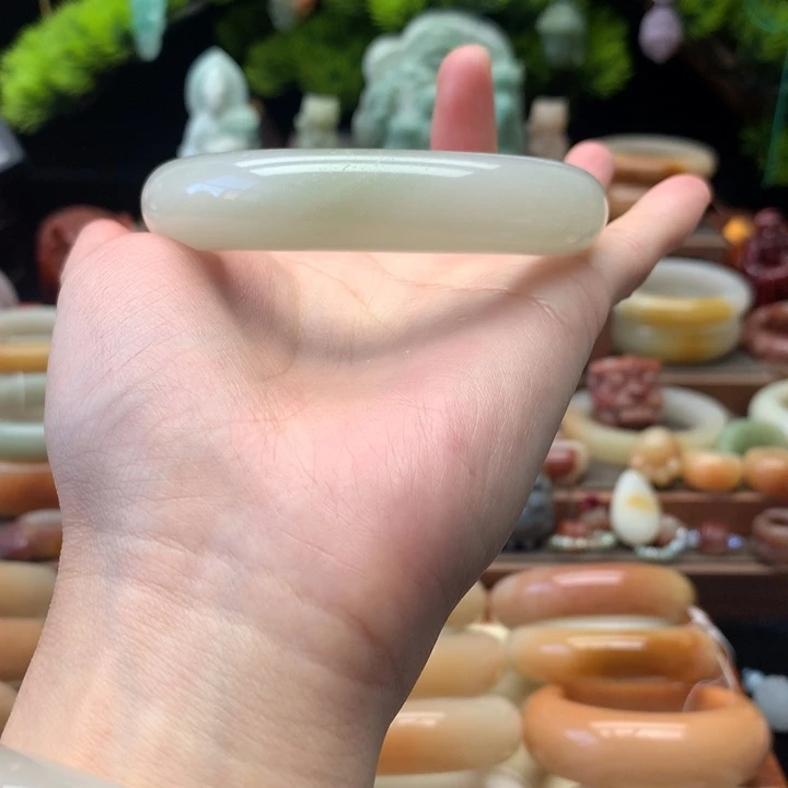 查罗石合金手镯（开口镯）62.4