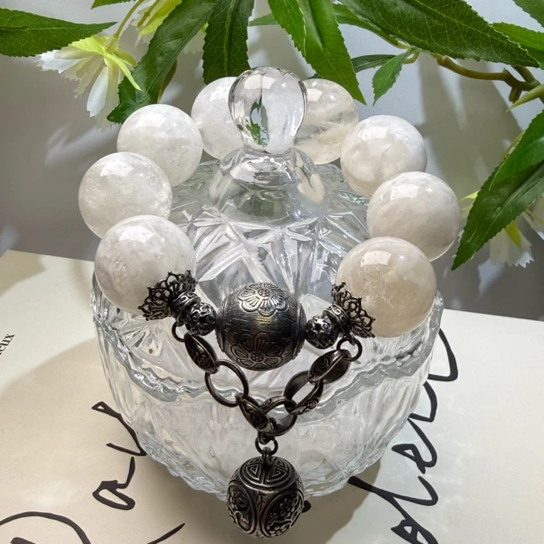 800银手链 林林原创DIY巨无霸雪花手串 卡25mm