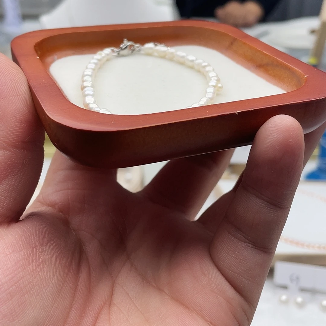 合金淡水珍珠手绳