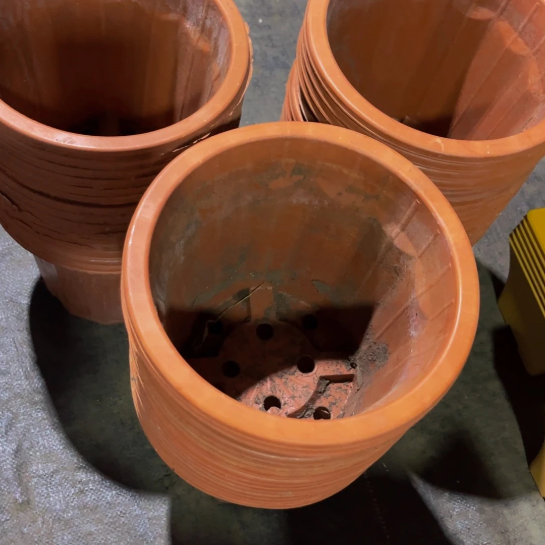 旧口径22高20红砖盆15个
