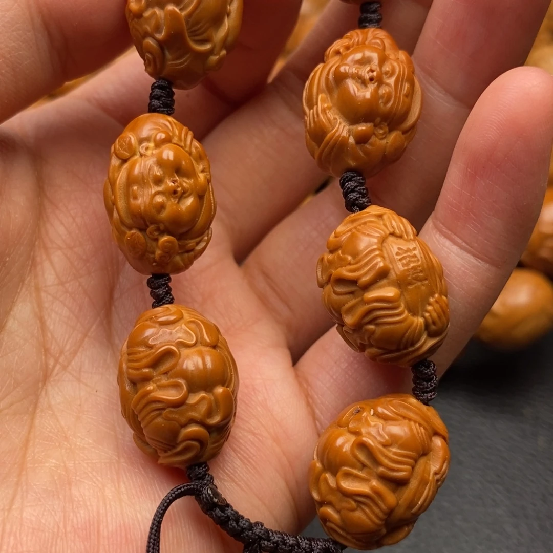 吊坠橄榄核横财神