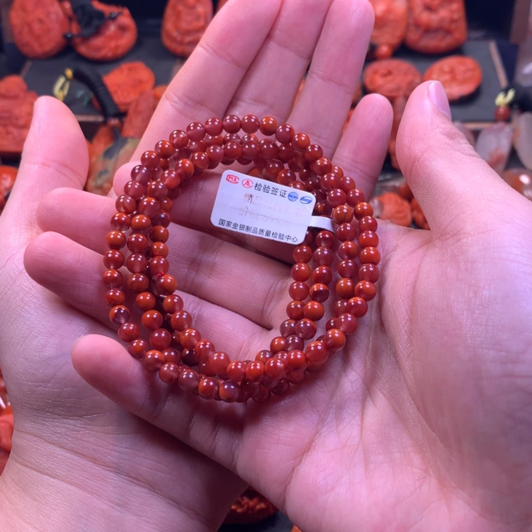 【闪购商品】未镶嵌多圈南红玛瑙