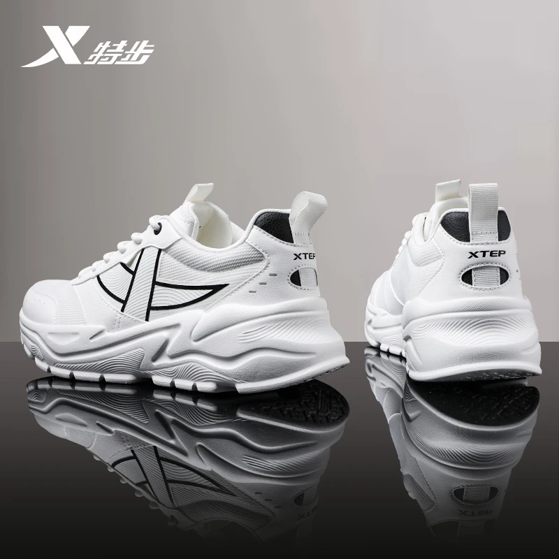 特步男鞋官方正品板鞋男秋冬网面透气鞋子男款时尚百搭休闲运动鞋