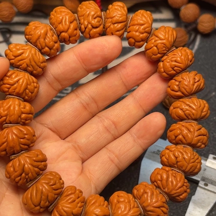 桃核手串龙纹桃核88