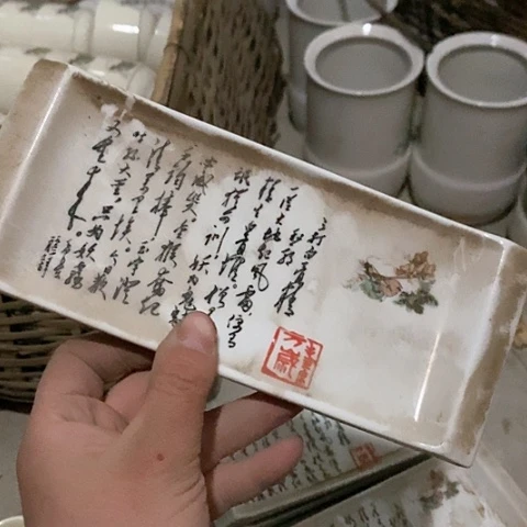 。摆件。。烧制问题都是正常的哦