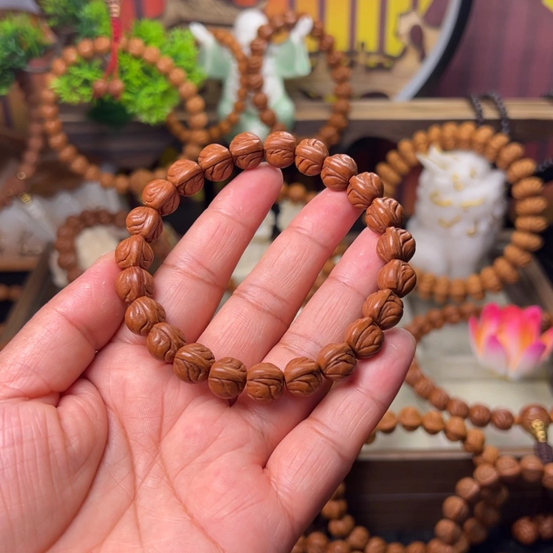 桃核手串玉龙脊手串11