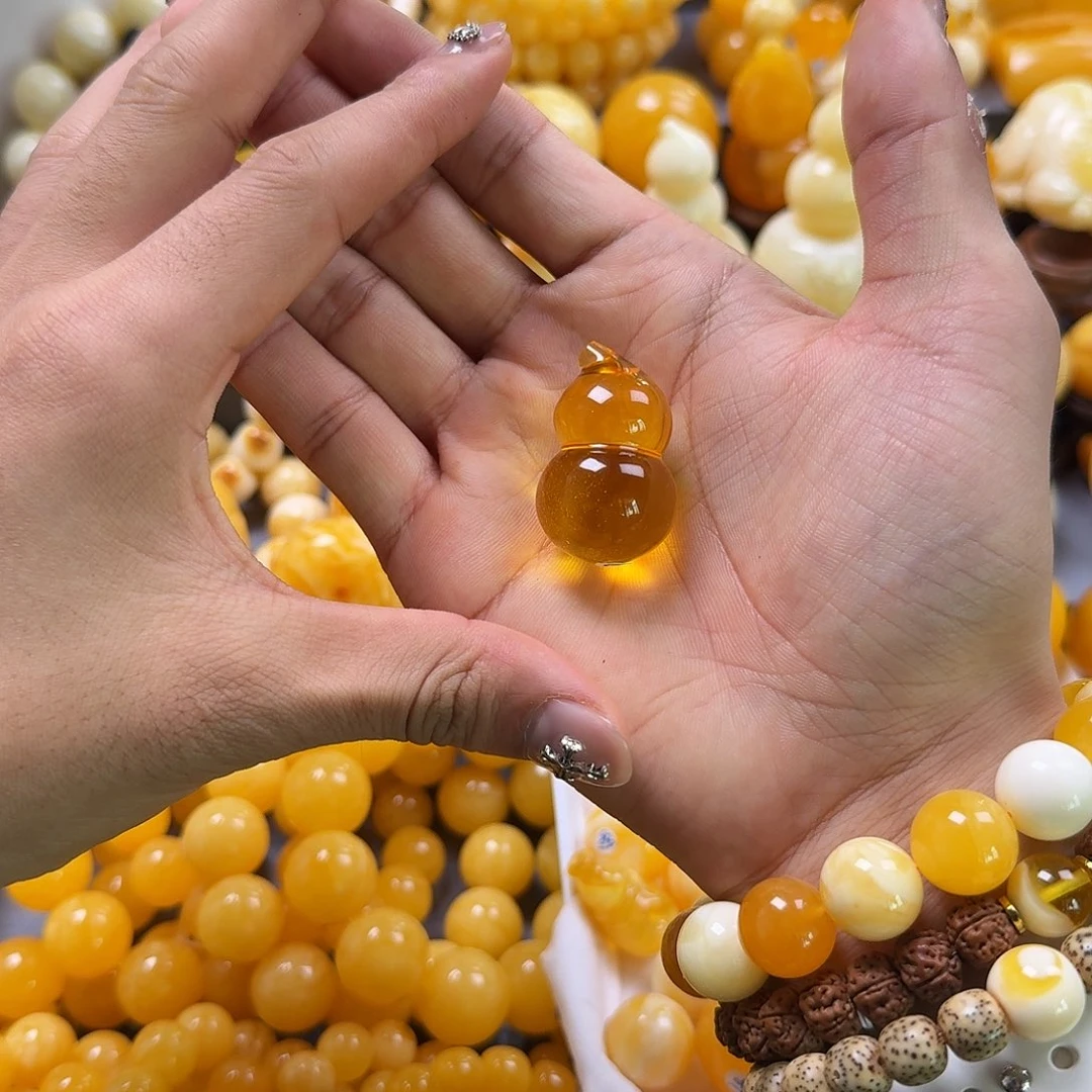 蜜蜡珠宝奇石未镶嵌葫芦