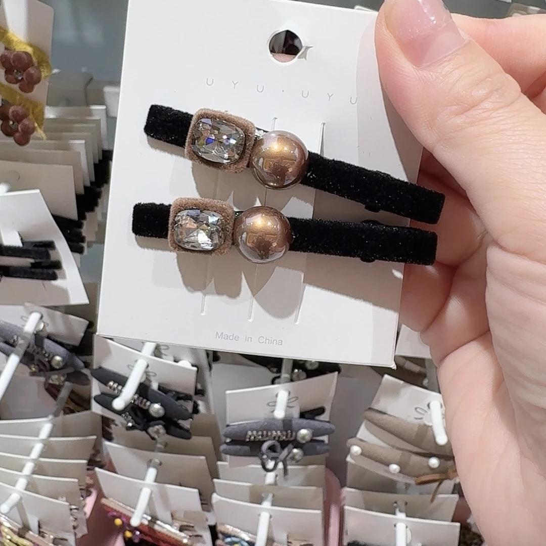 非金属布艺方咖钻钻鸭夹