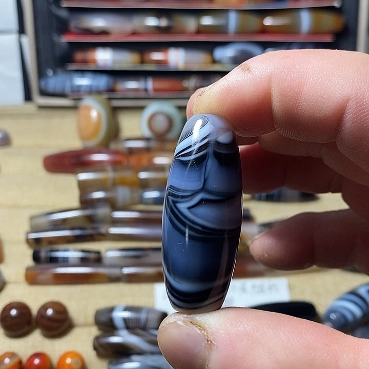 玛瑙/玉髓合金颈饰