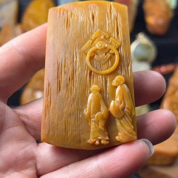 石英质玉（黄龙玉）未镶嵌手链