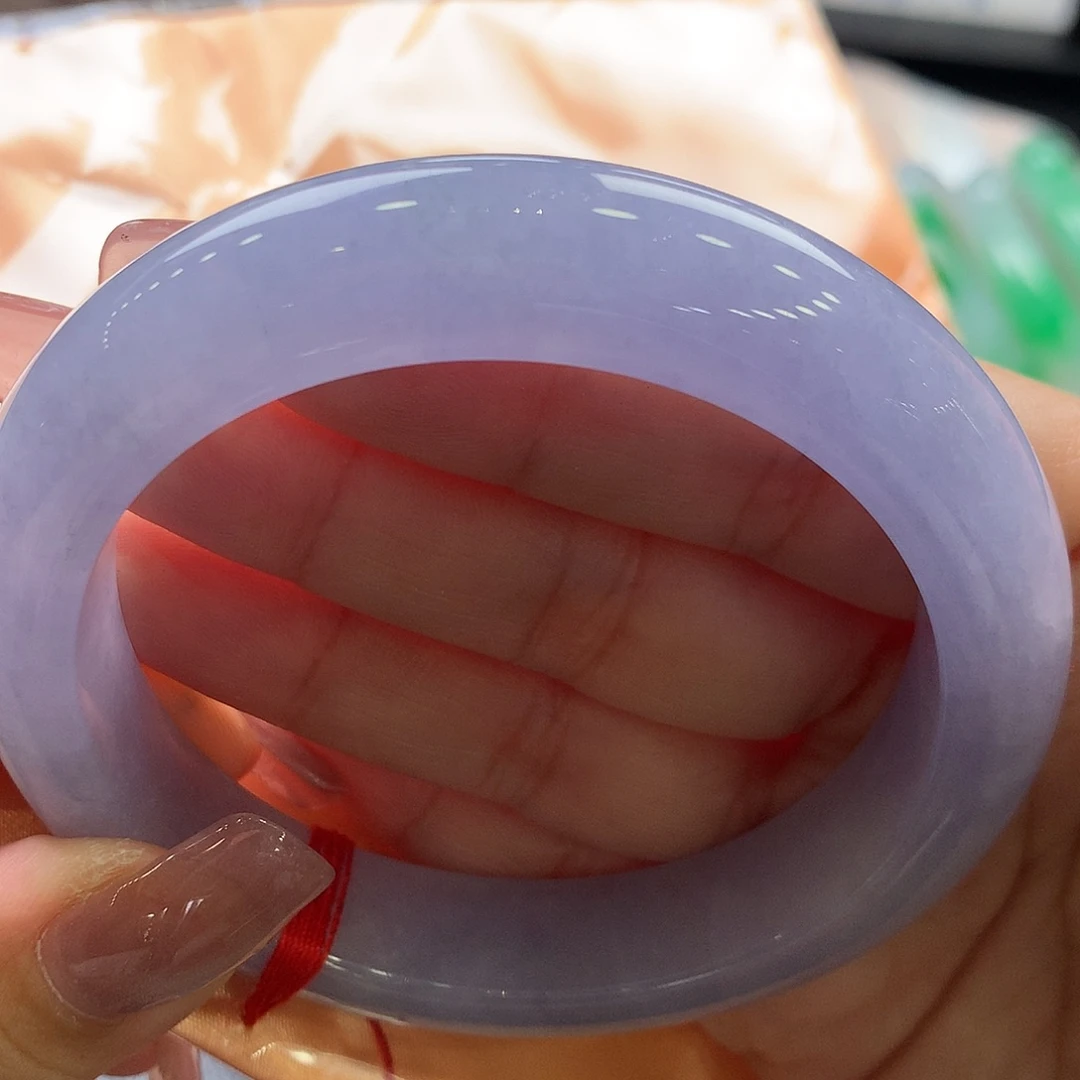 翡翠手镯未镶嵌57正圈