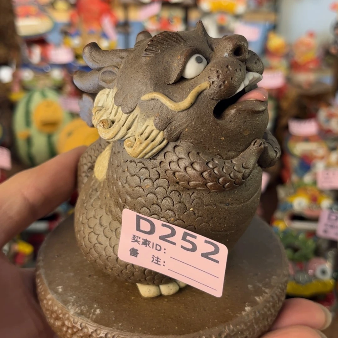 泥塑纯手工茶宠摆件