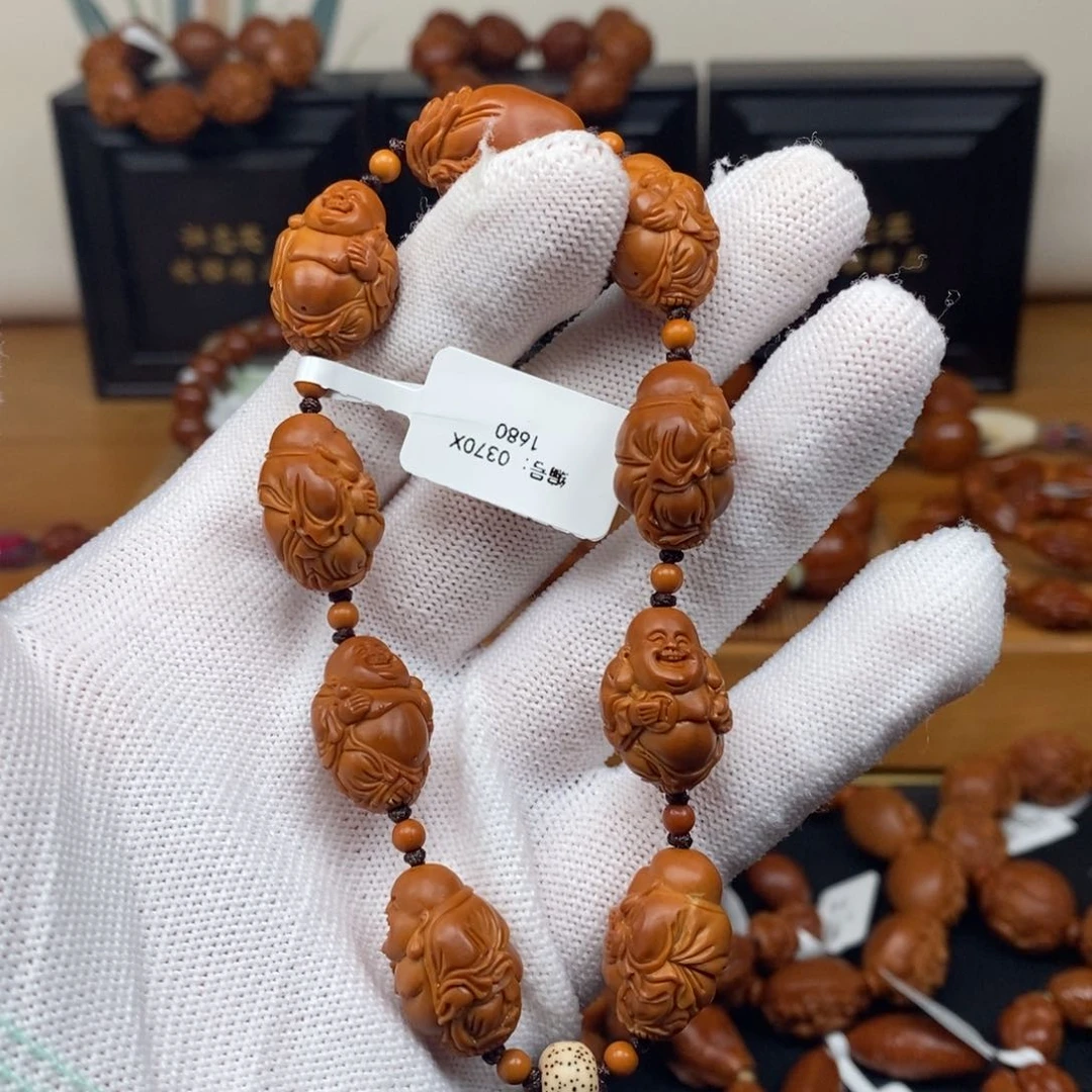 手串橄榄核一青老师小弥勒