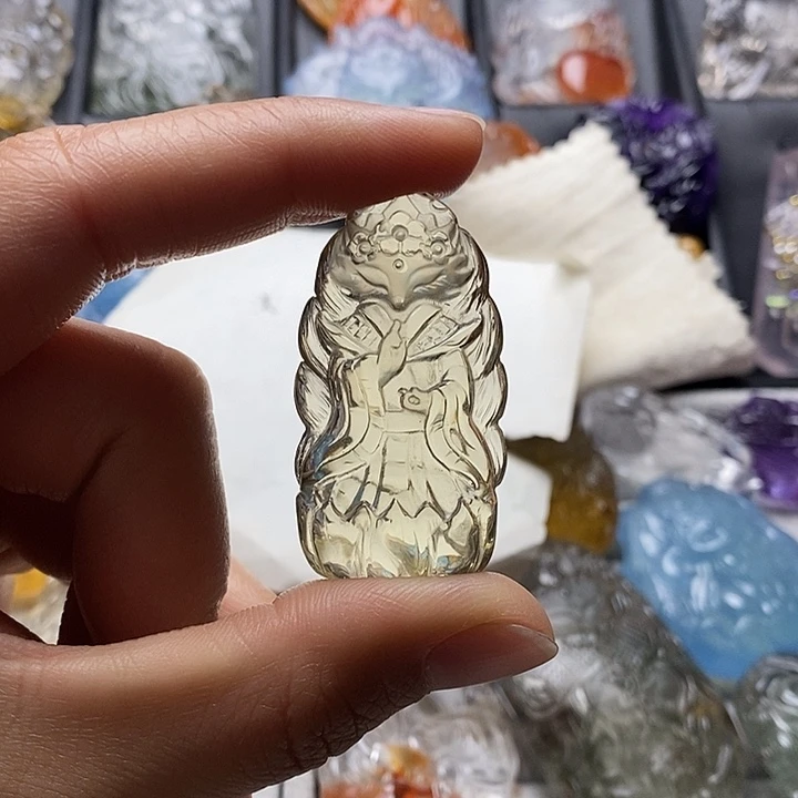 颈饰水晶未镶嵌水晶吊坠