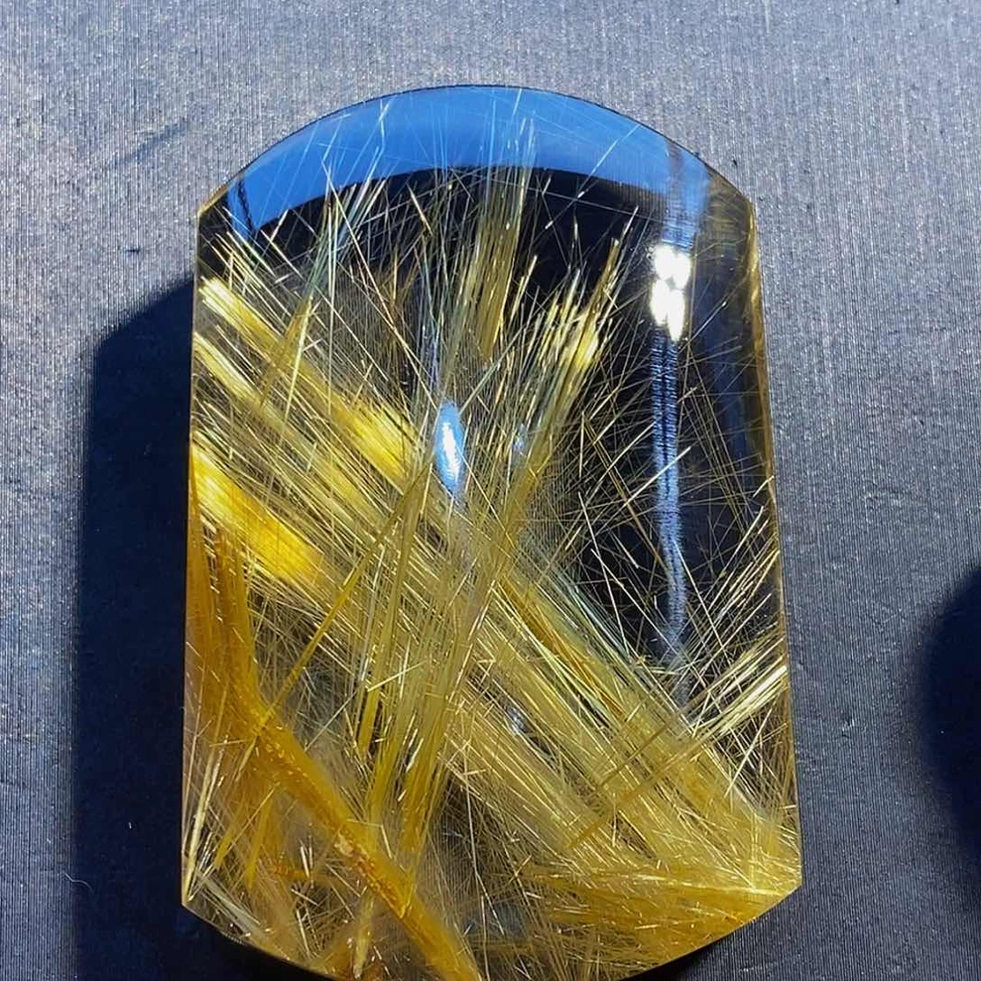 未镶嵌颈饰水晶天然净体钛晶无事牌吊坠