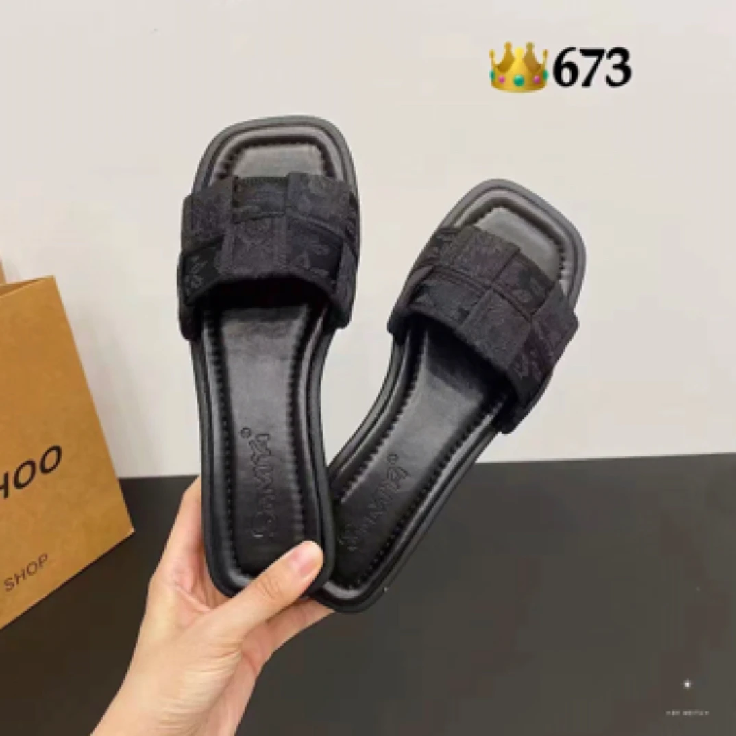 673夏季平底注压鞋平跟沙滩一字拖673