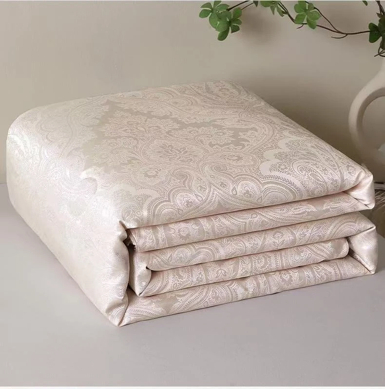 欧式贡缎提花贵族蚕丝被