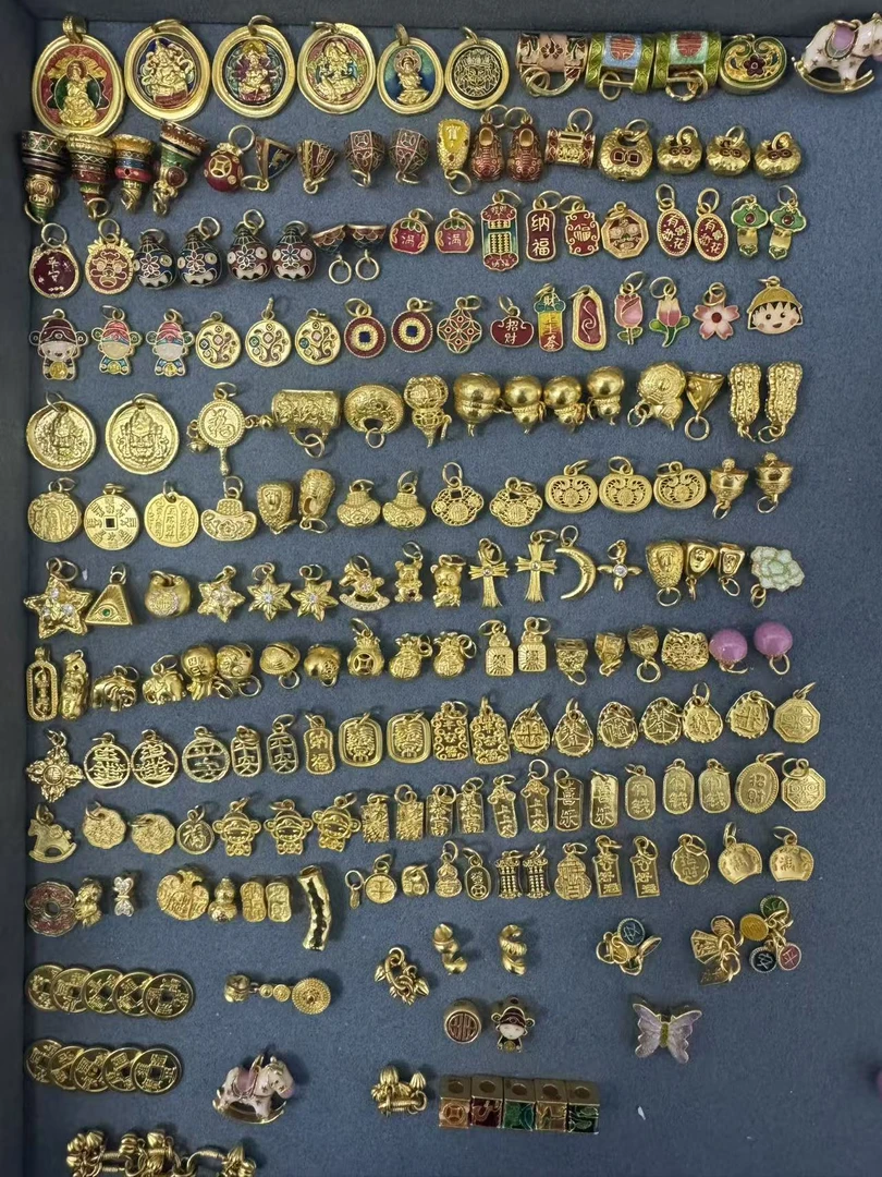 足金999配件大盘图礼物设计（直播芸仔专拍）（多样性发货发其一）