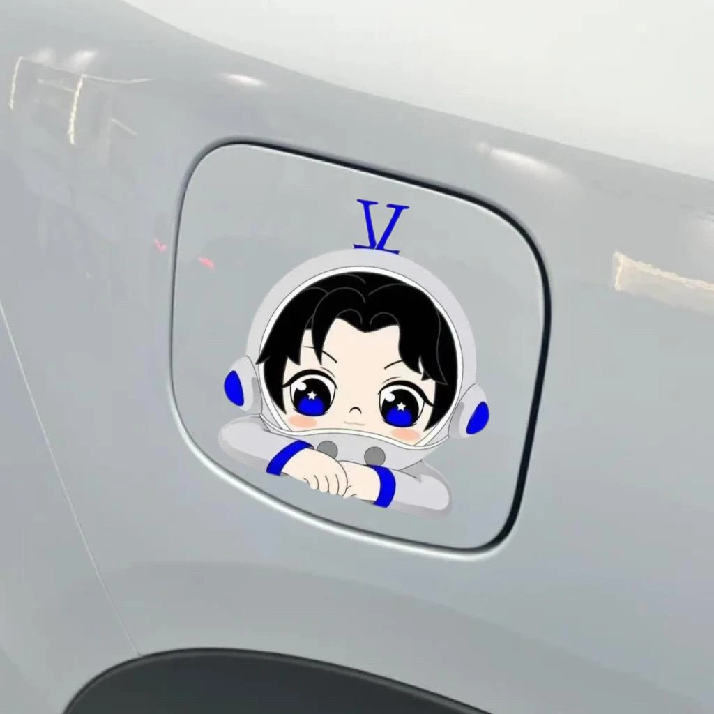 张杰演唱会行星文化星星歌手应援物汽车摩托车贴纸定制行李箱油箱
