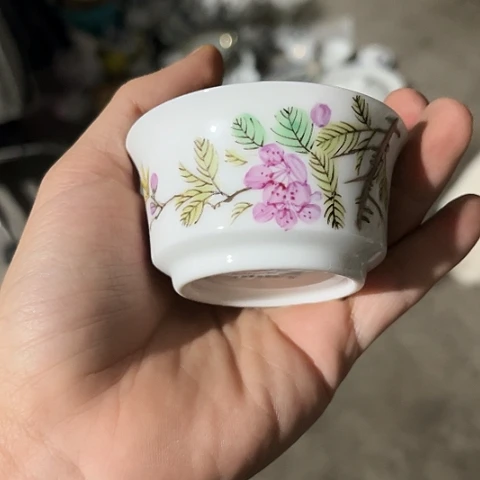 陶瓷手绘杯一个陶瓷