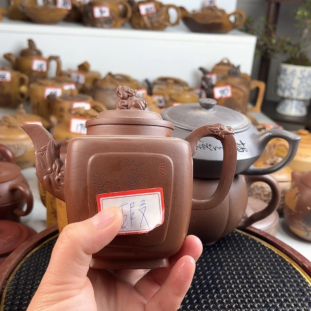 紫泥茶壶宜兴紫砂